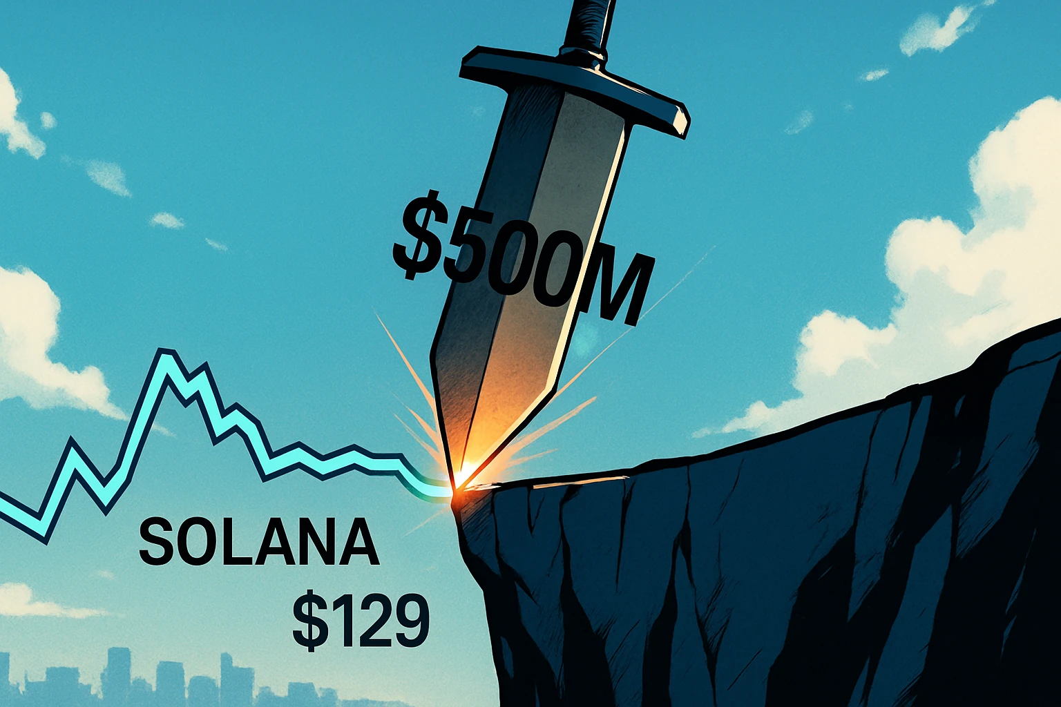 Solana 面临 5 亿美元杠杆清洗考验，多头空头看 $129 生死线